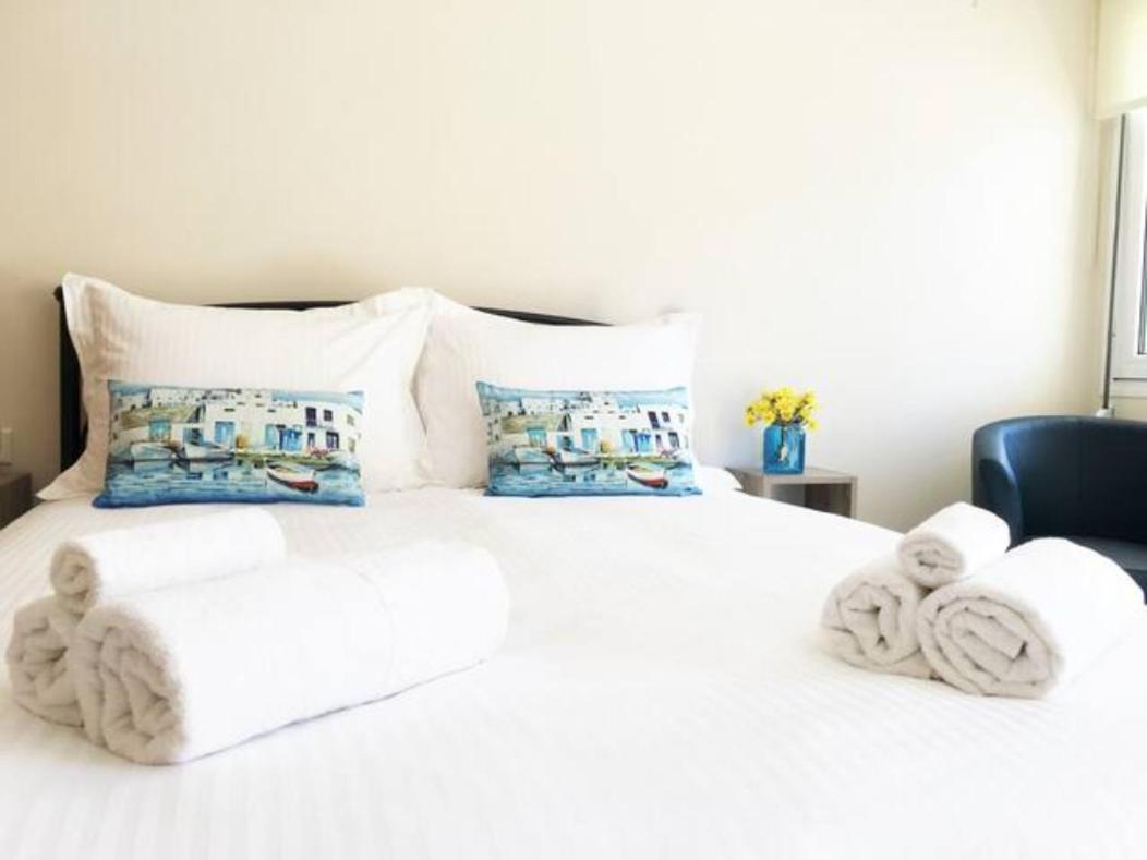 Koumpe Blue Sea View Apartment 레팀노 외부 사진